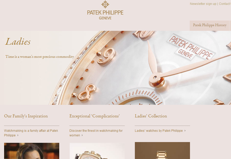 Patek ladies site